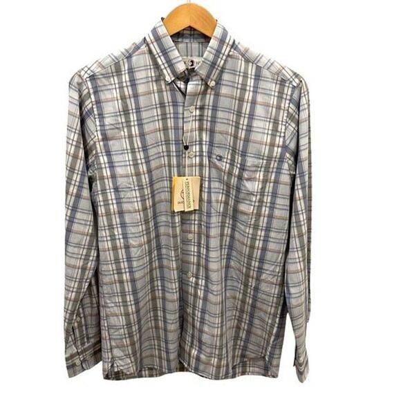 Duck Head Onslow Sport Shirt Button Down Light Blue Plaid XXL‎ NWT - Picture 2 of 10